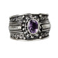 BALI AMETHYST SILVER RING