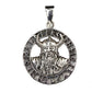 SILVER PENDANT VIKING WITH RUNES