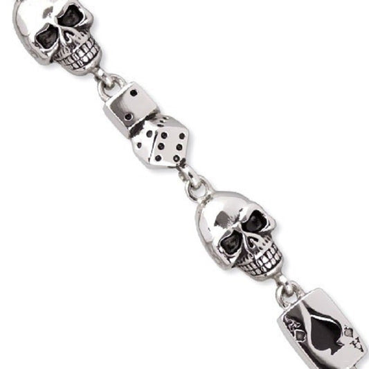 BRACELET GAMBLING SKULL