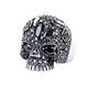 SILVER RING SPARKLING SKULL