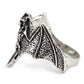 925 STERLING SILVER RING BAT