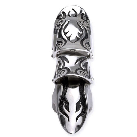 Joint Ring Long Finger Tribal