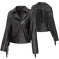 SHORT LEATHER FRINGES JACKET AMBER