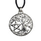 TREE OF LIFE WITH PENTAGRAM SILVER PENDANT