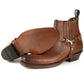 LEATHER ANKLE BOOTS WESTERN