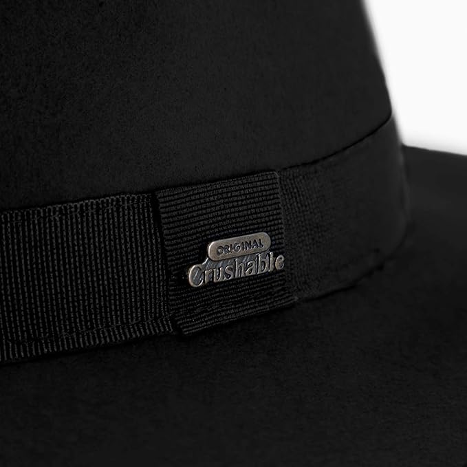 Fedora Classic Wool Felt Hat with Adjustable Inner Band