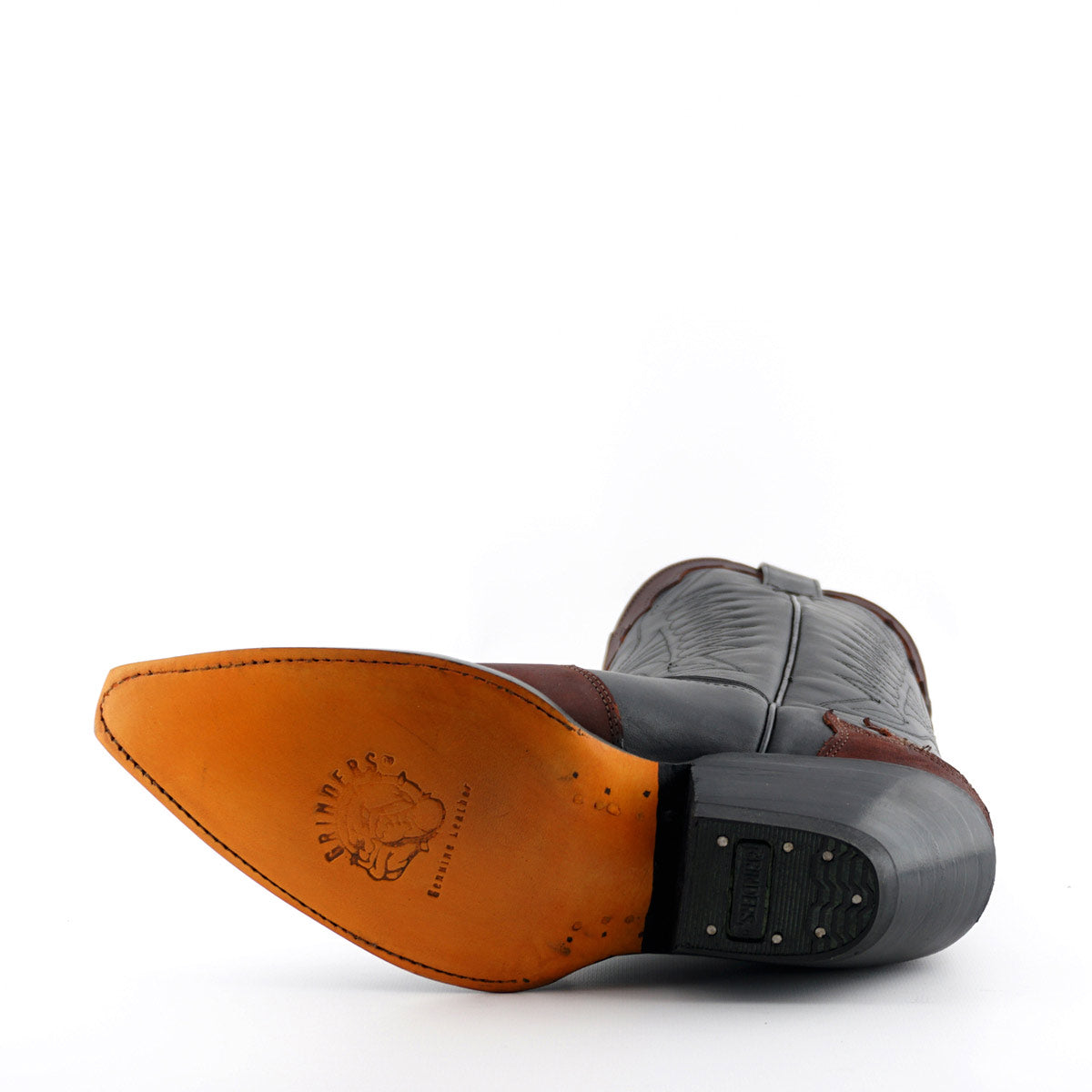 Arizona Burgundy Leather Western Cowboy Boots - Mexican Handcrafted Boots for Men & Women