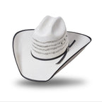 Ashton Western Straw Cowboy Hat - Shape-Retaining Summer Hat with Soft Inner Band