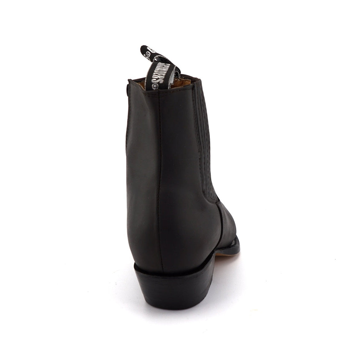 Austin Brown Zippered Western Ankle Boots - Goodyear Welt Leather Cowboy Boots for Men