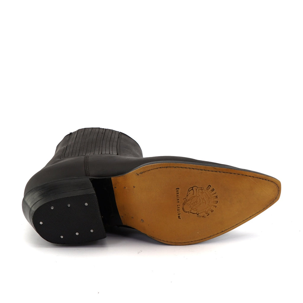 Austin Brown Zippered Western Ankle Boots - Goodyear Welt Leather Cowboy Boots for Men