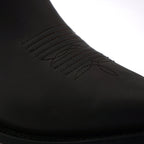 Austin Brown Zippered Western Ankle Boots - Goodyear Welt Leather Cowboy Boots for Men