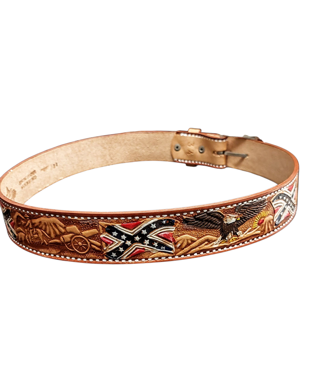 BROWN REBEL BELT