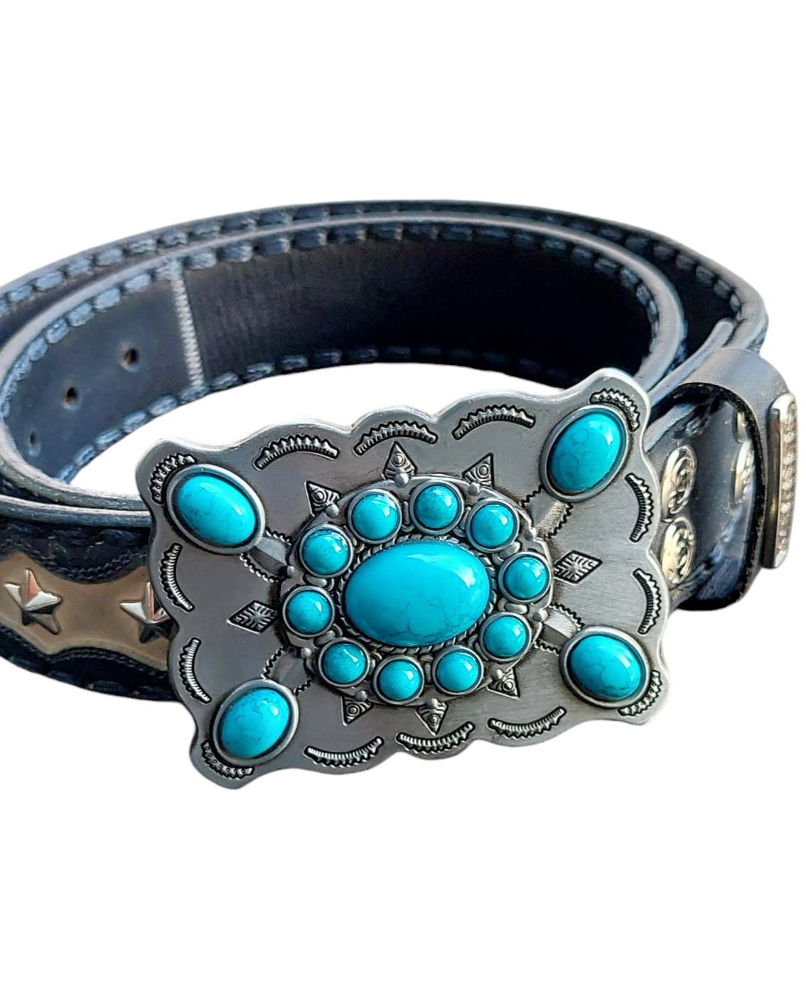 BELT BUCKLE WITH STONES