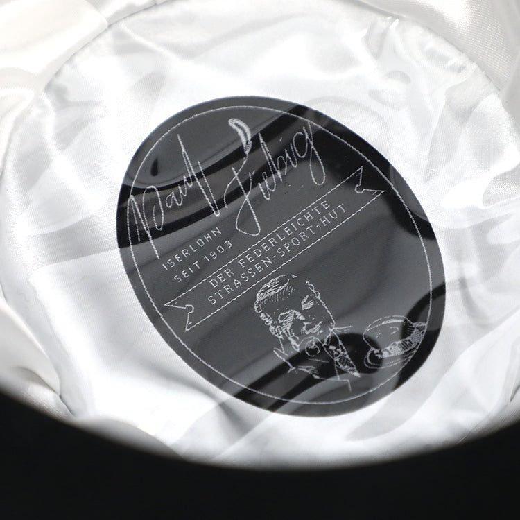 Black Wool Felt Bowler Hat - Classic Derby Bob Hat