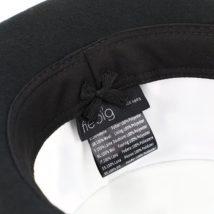 Black Wool Felt Top Hat - Classic Victorian Legend Hat