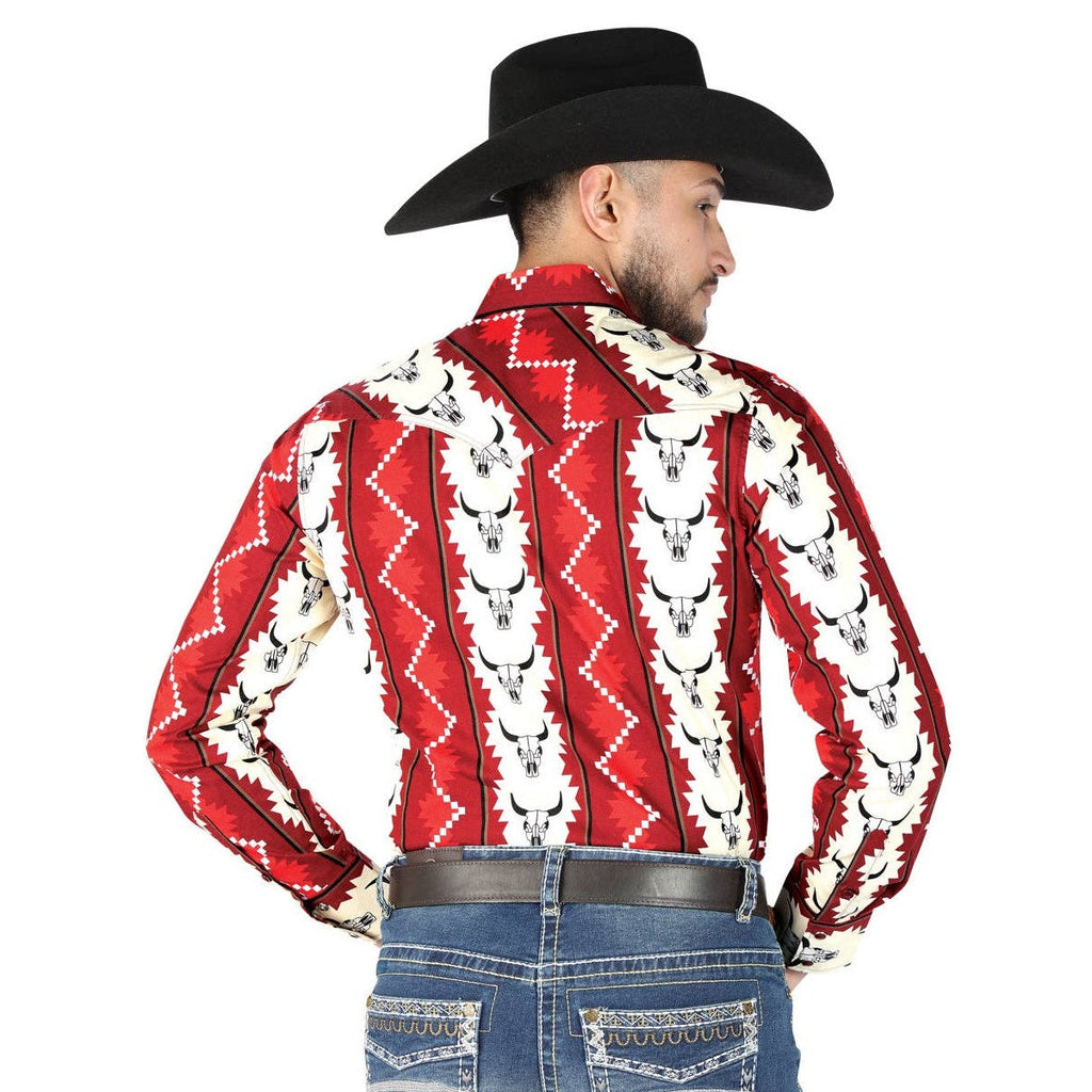 CASUAL LONG SLEEVE SHIRT BULL HEADS