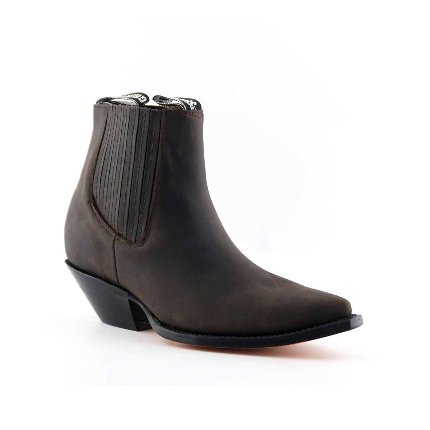 COWBOY ANKLE BOOTS MUSTANG BROWN