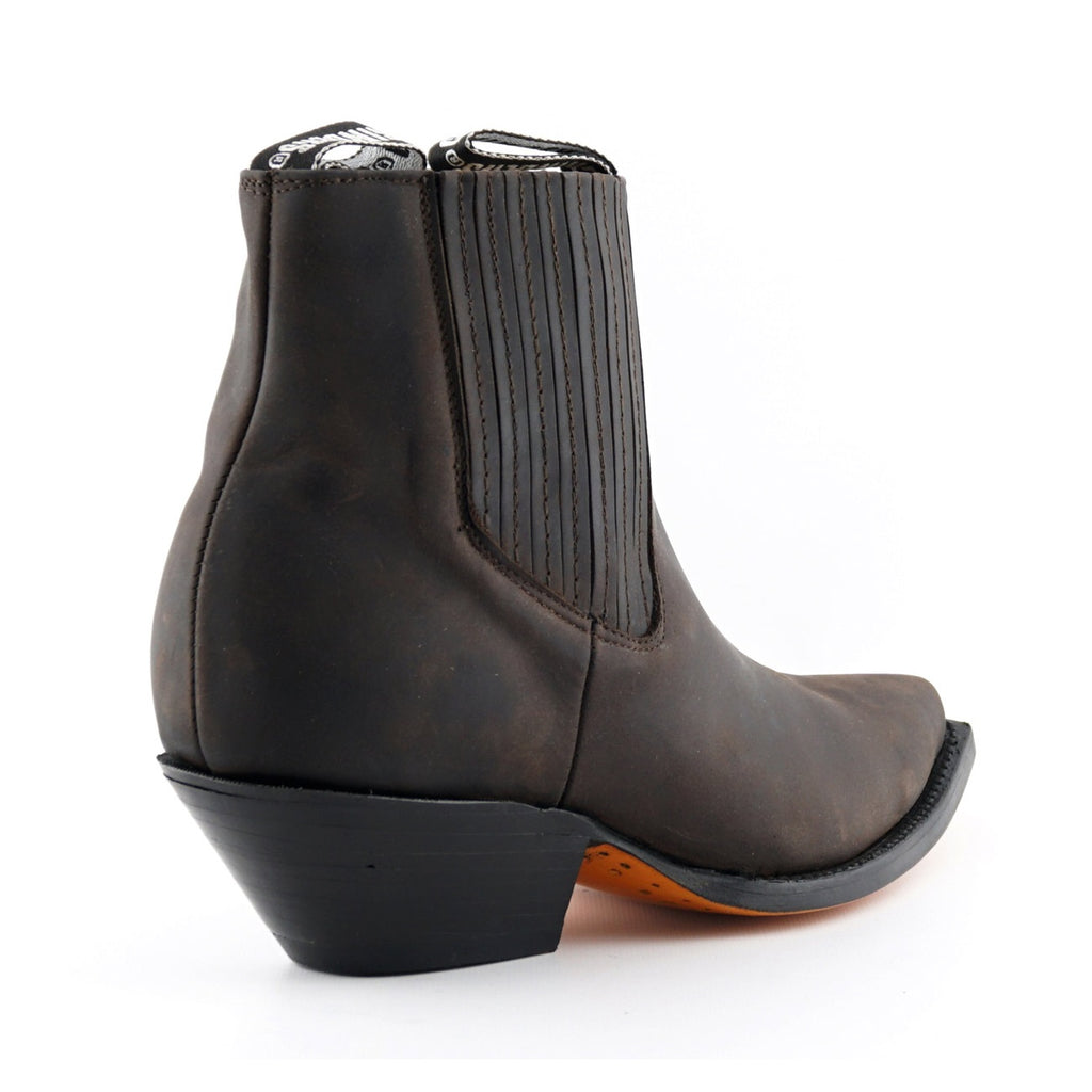 COWBOY ANKLE BOOTS MUSTANG BROWN