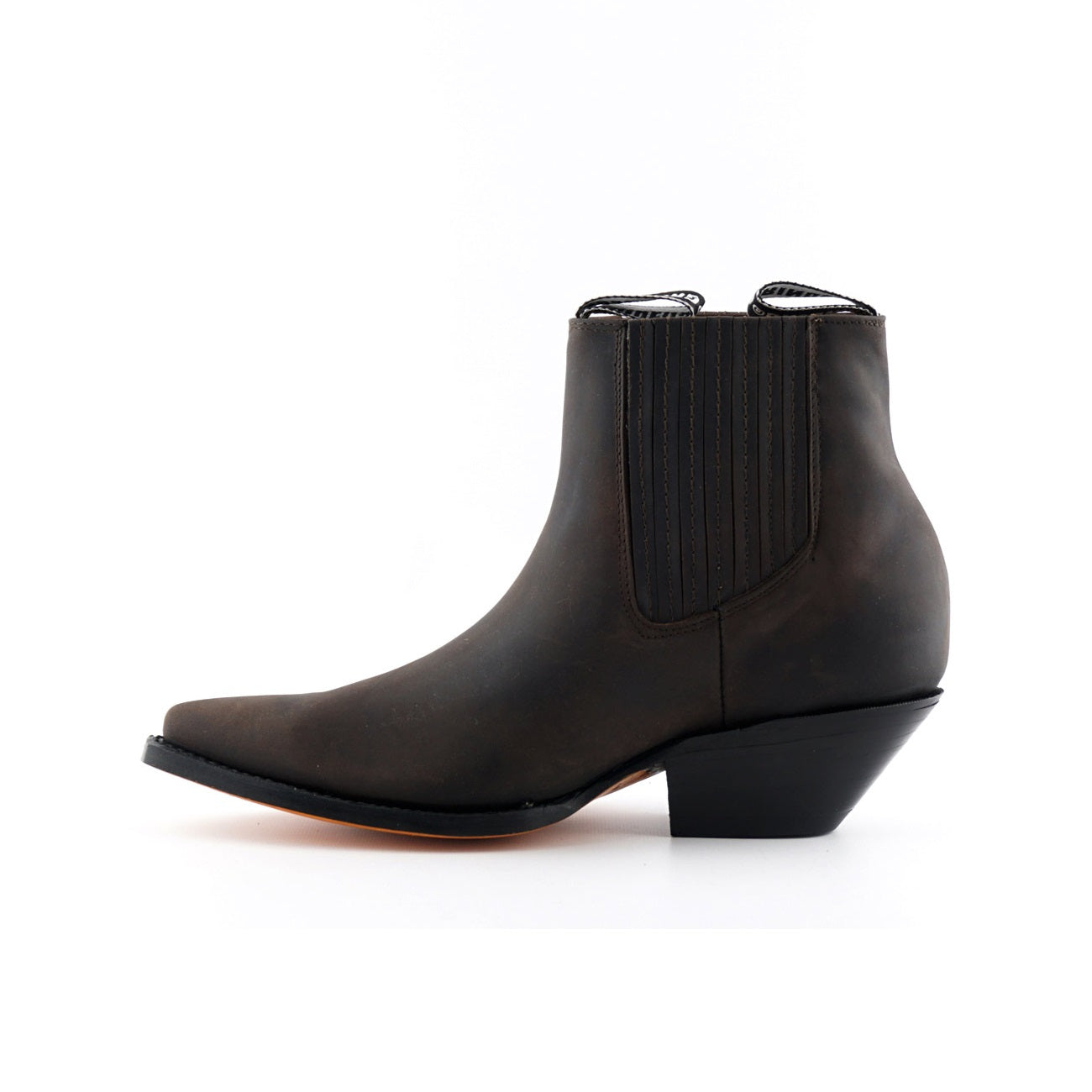 COWBOY ANKLE BOOTS MUSTANG BROWN