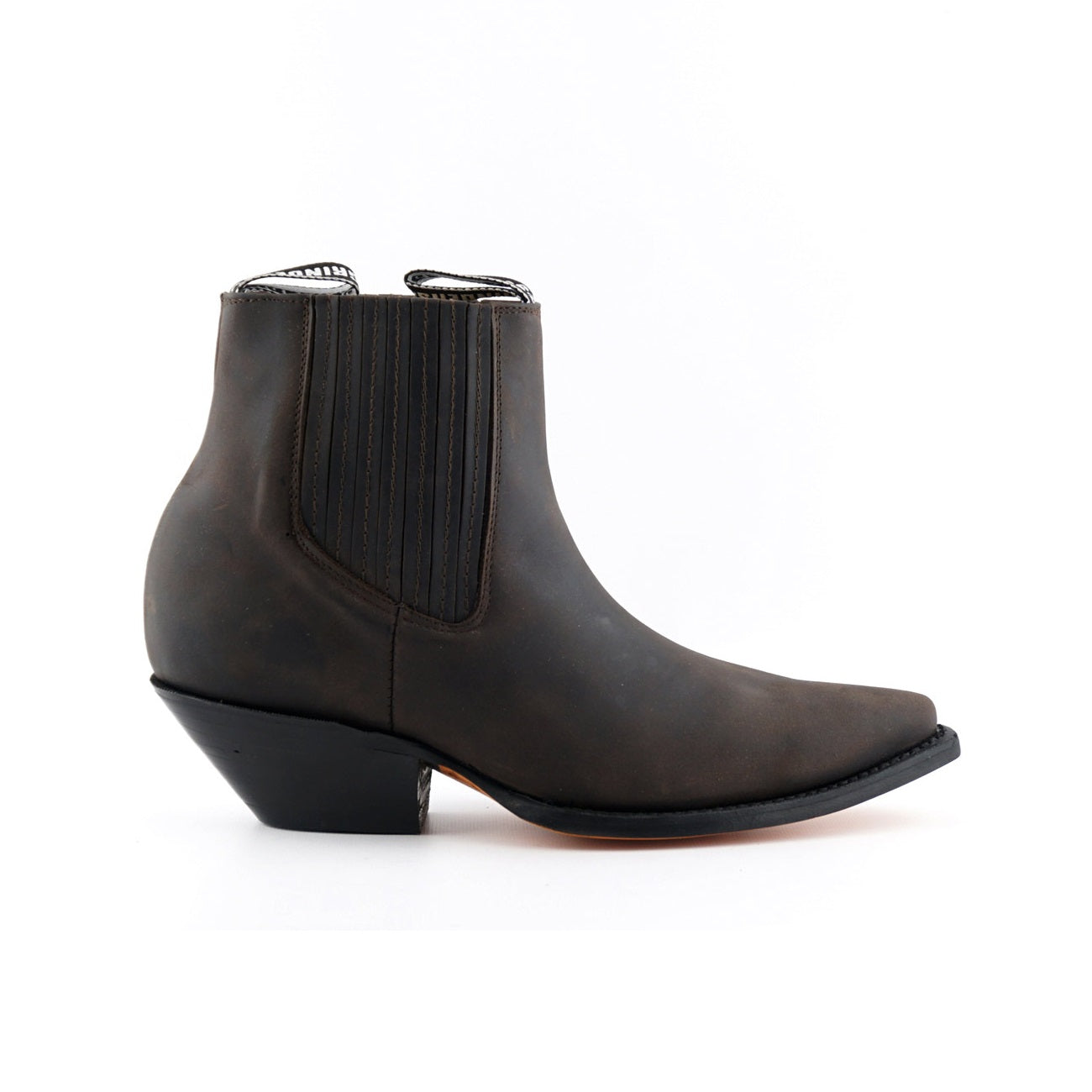 COWBOY ANKLE BOOTS MUSTANG BROWN