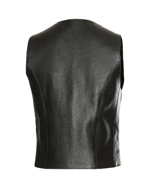 COWHIDE LEATHER WESTERN VEST