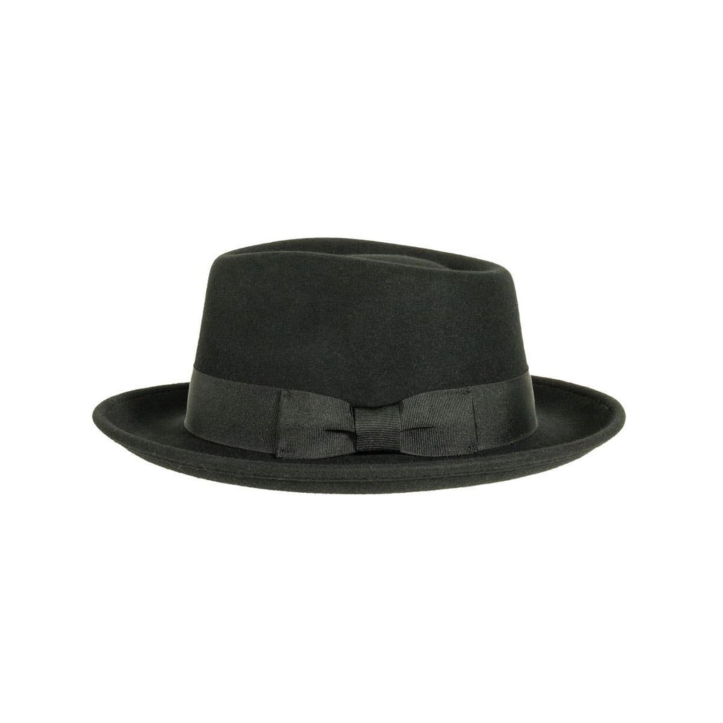 CRUSHABLE WOOL FELT FEDORA HAT NEWARK