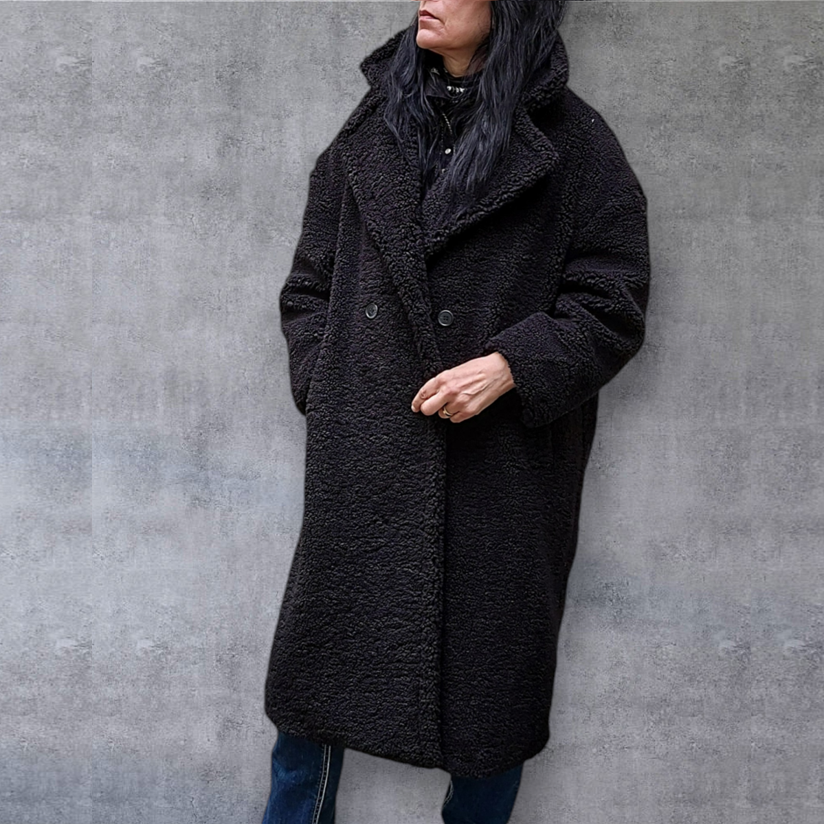 CURLY LADIES COAT MURSI