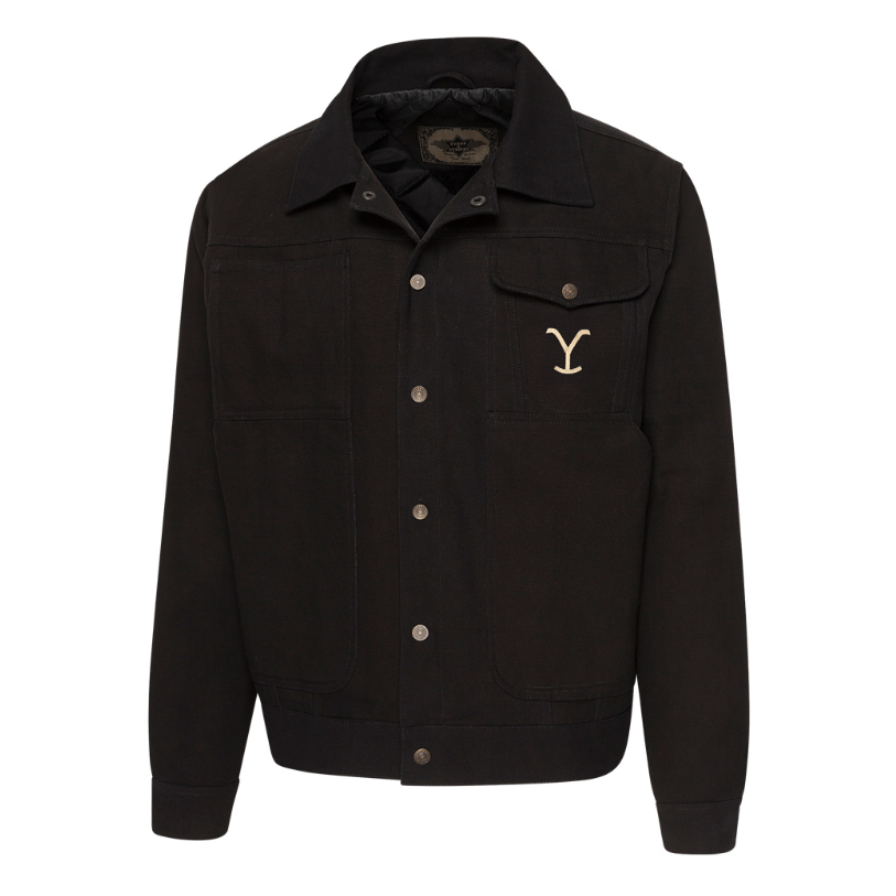 Canvas Jacket Carter - Yellowstone Western Ranch Jacket for Men