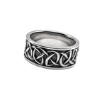 Celtic Wolves Steel Ring - Stainless Steel Viking Ring