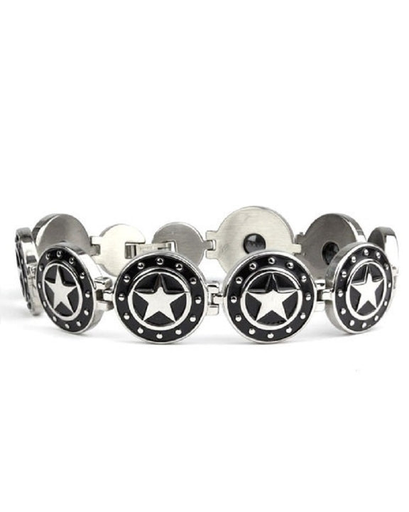 DARK STARS BRACELET IN STAINLESS STEEL