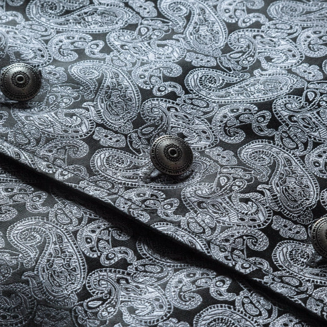 DECORATIVE TEXTILE WAISTCOAT CLAY
