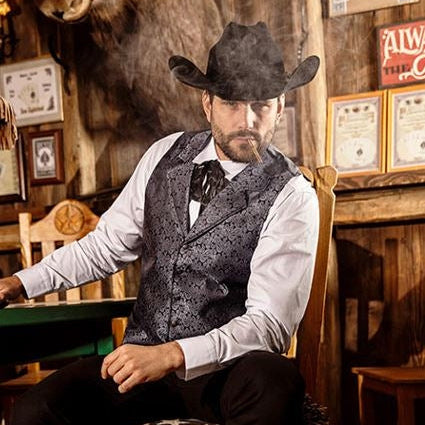DECORATIVE TEXTILE WAISTCOAT CLAY