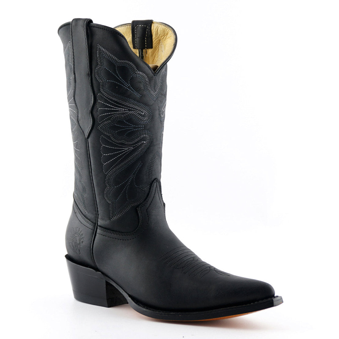 Dallas Black Cowboy Boots - Premium Leather Western Boots for Women