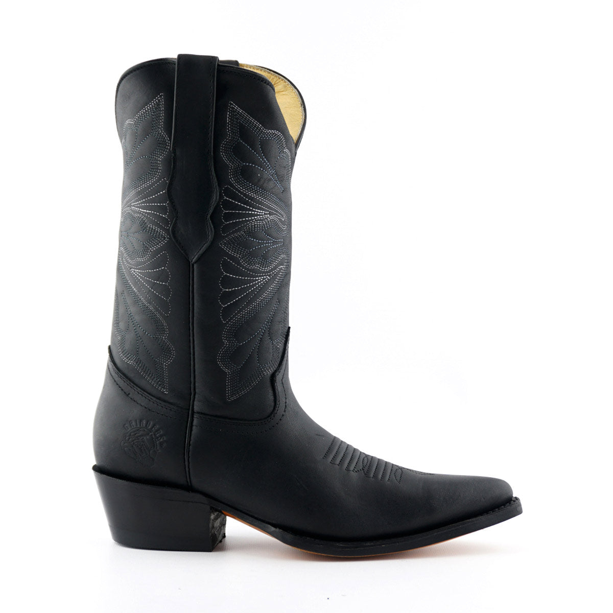 Dallas Black Cowboy Boots - Premium Leather Western Boots for Women