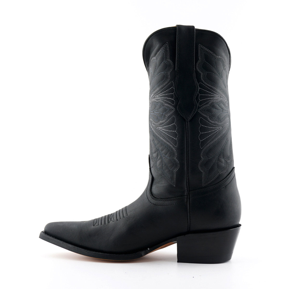 Dallas Black Cowboy Boots - Premium Leather Western Boots for Women