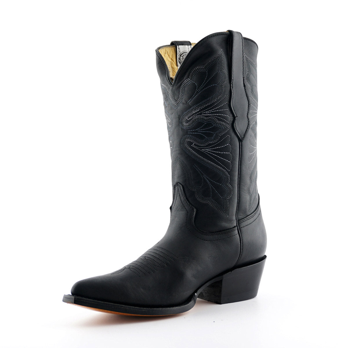 Dallas Black Cowboy Boots - Premium Leather Western Boots for Women