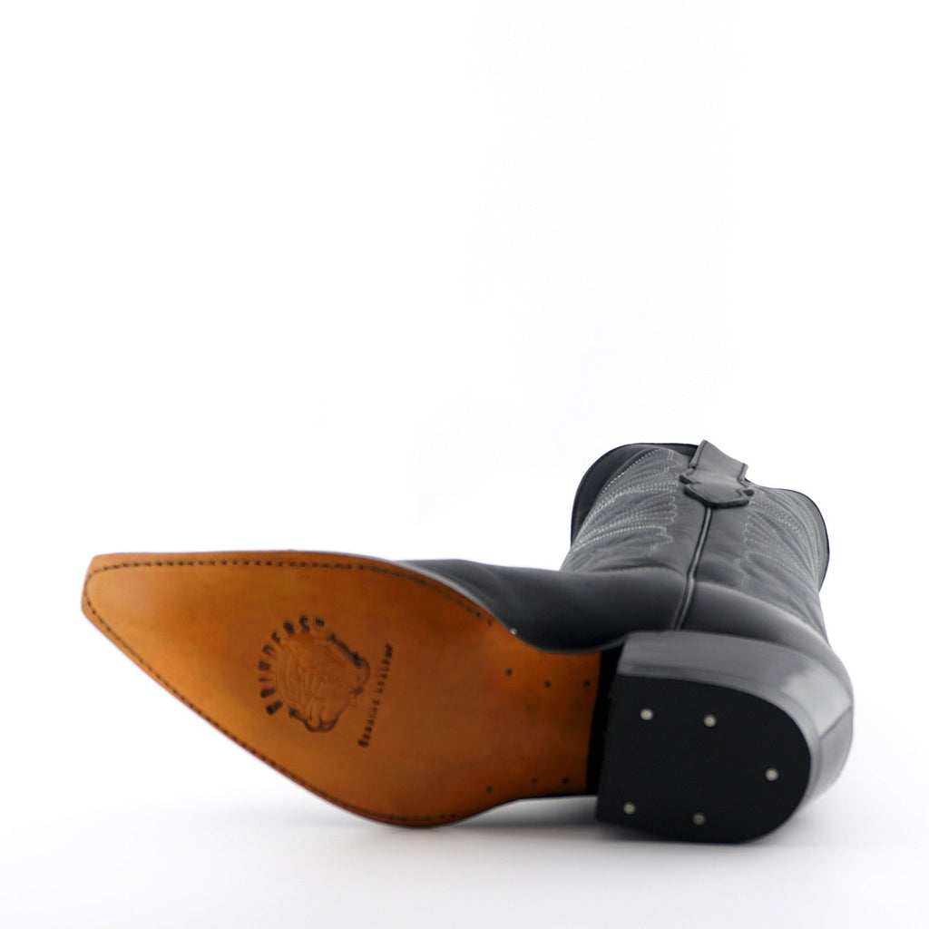 Dallas Black Cowboy Boots - Premium Leather Western Boots for Women