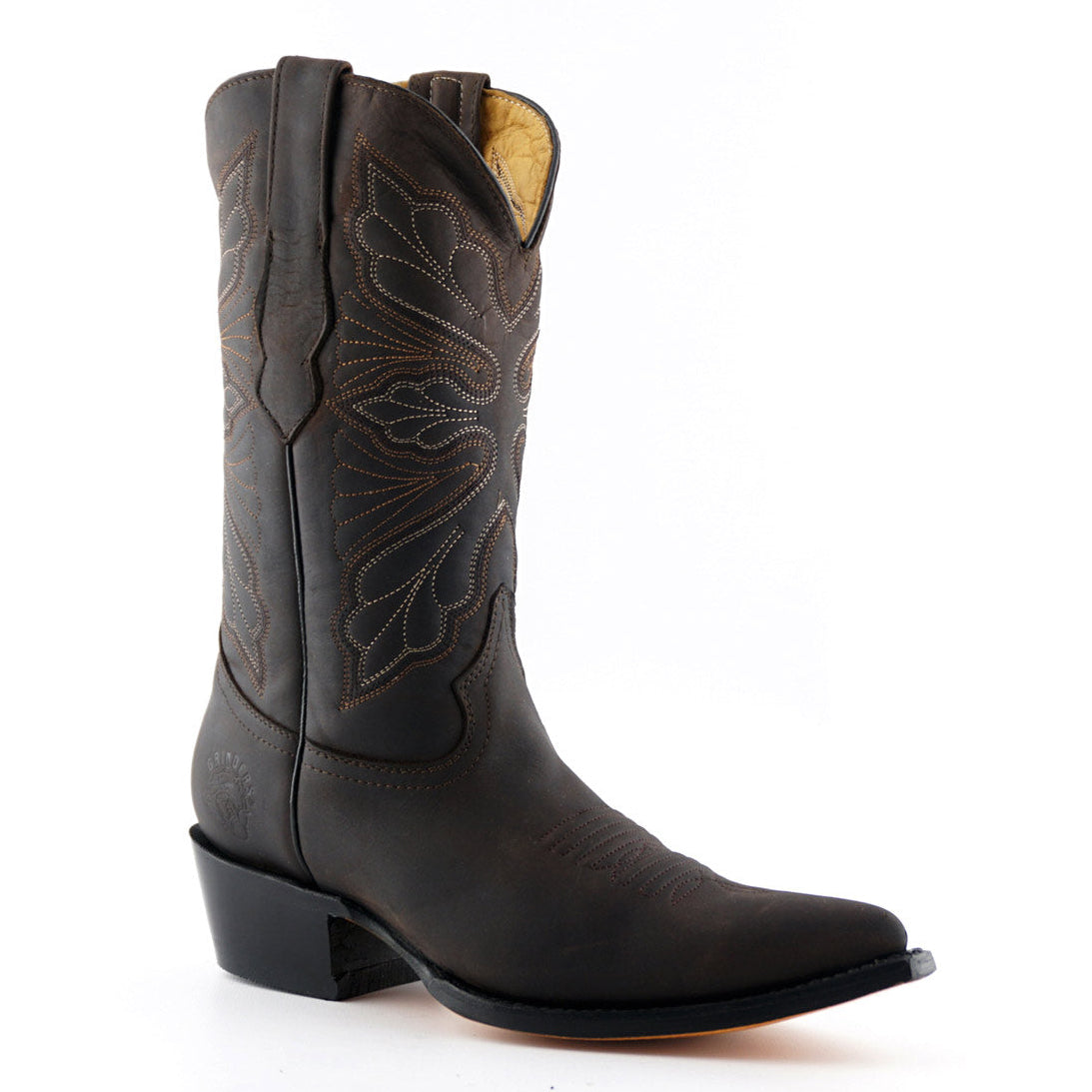 Dallas Brown Cowboy Boots - Premium Leather Western Boots for Women