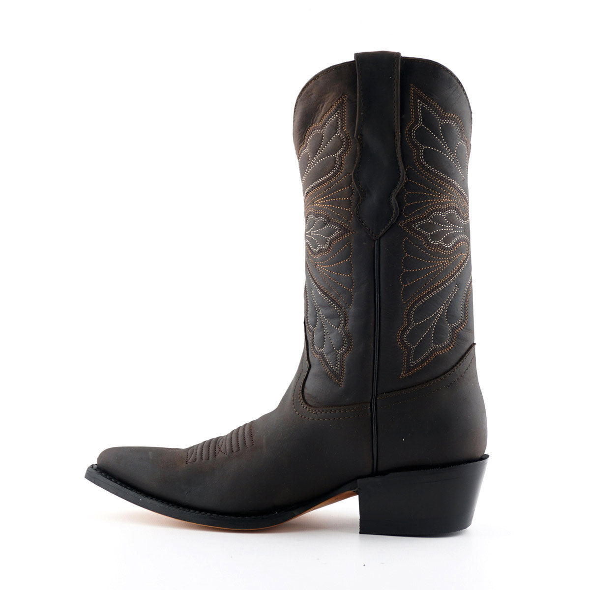Dallas Brown Cowboy Boots - Premium Leather Western Boots for Women
