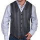 Double pinstripe vest