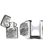 Eagle Belt Buckle with Lighter - Western Zinc Alloy Buckle 10x7cm