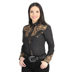 Exquisite Embroidered Western Shirt - De Los Cielos Collection