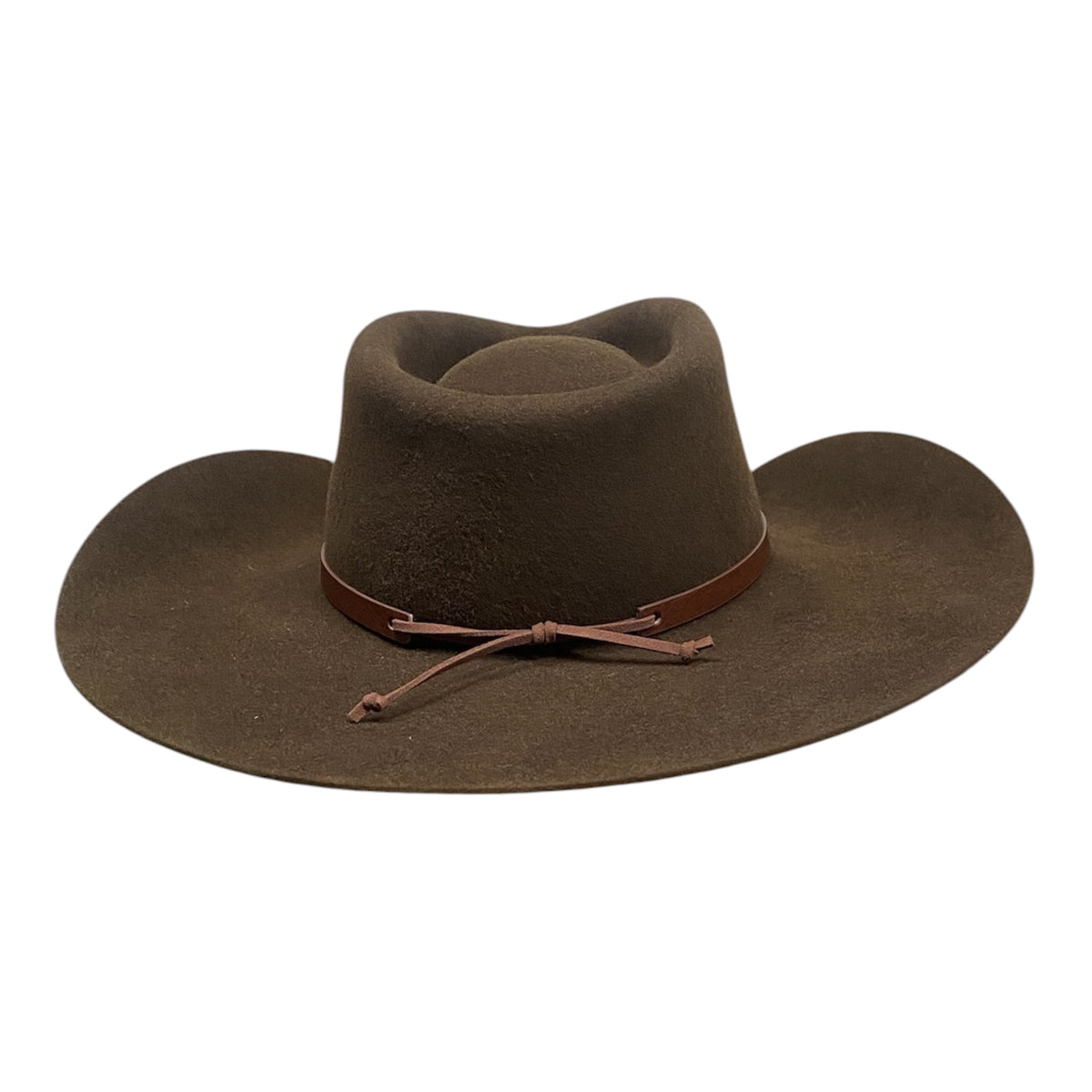 Hatson Frontier 1X Dark Brown Western Cowboy Hat