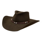 Hatson Frontier 1X Dark Brown Western Cowboy Hat