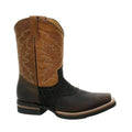 Frontier Leather Western Cowboy Boots - Goodyear Welted Pull-On Boots for Men & Women