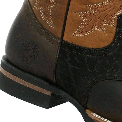 Frontier Leather Western Cowboy Boots - Goodyear Welted Pull-On Boots for Men & Women