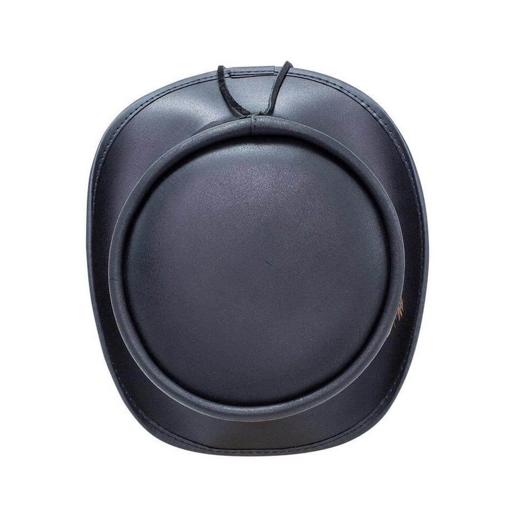 GENUINE LEATHER TOP HAT MARLOW BLACK