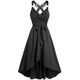 GOTHIC DRESS WITH BUTTERFLY
