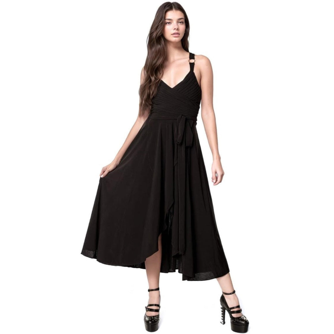 GOTHIC DRESS WITH BUTTERFLY