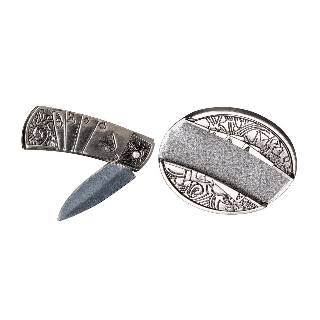 Belt buckle Pocket Knife